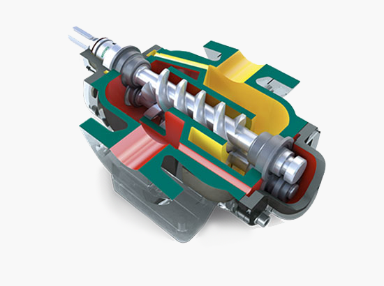 پمپ اسکرو تک پیچ