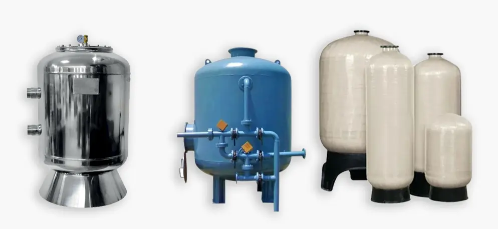 انواع فیلتر شنی از نظر جنس