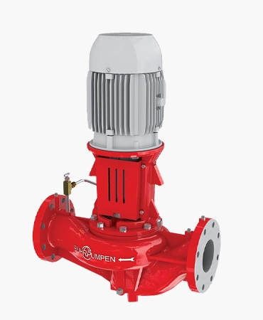 پمپ آتش‌نشانی عمودی خطی (In-Line)